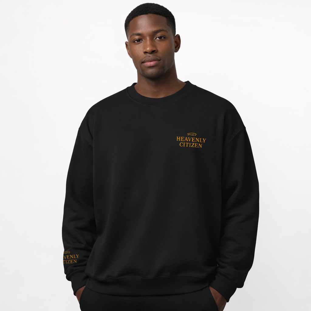 Copy of The King of Zion Sweatshirt — "I Belong to a Higher Kingdom" Christian Crewneck (Colossians 1:13)